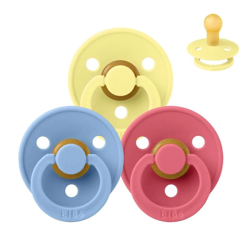 Bibs Okrugla Colour Duda - bundle - 3 kom. - vel. 1 - Boja Splash