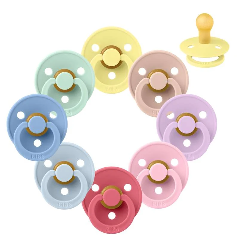Bibs Okrugla Colour Duda - bundle - 8 kom. - vel. 1 - Boja Splash