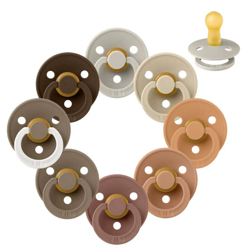 Bibs Okrugla Colour Duda - bundle - 8 kom. - vel. 2 - Down to Earth
