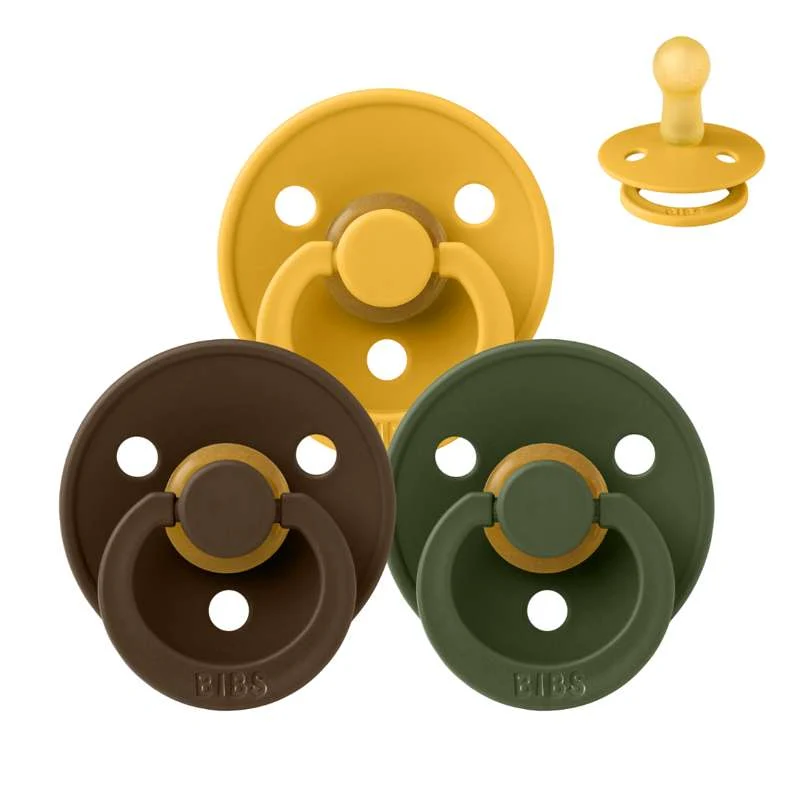 Bibs Okrugla Colour Duda - bundle - 3 kom. - vel. 2 - Jesenska blaženstvo