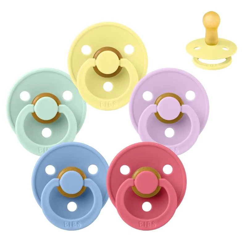 Bibs Okrugla Colour Duda - bundle - 5 kom. - vel. 2 - Boja eksplozija