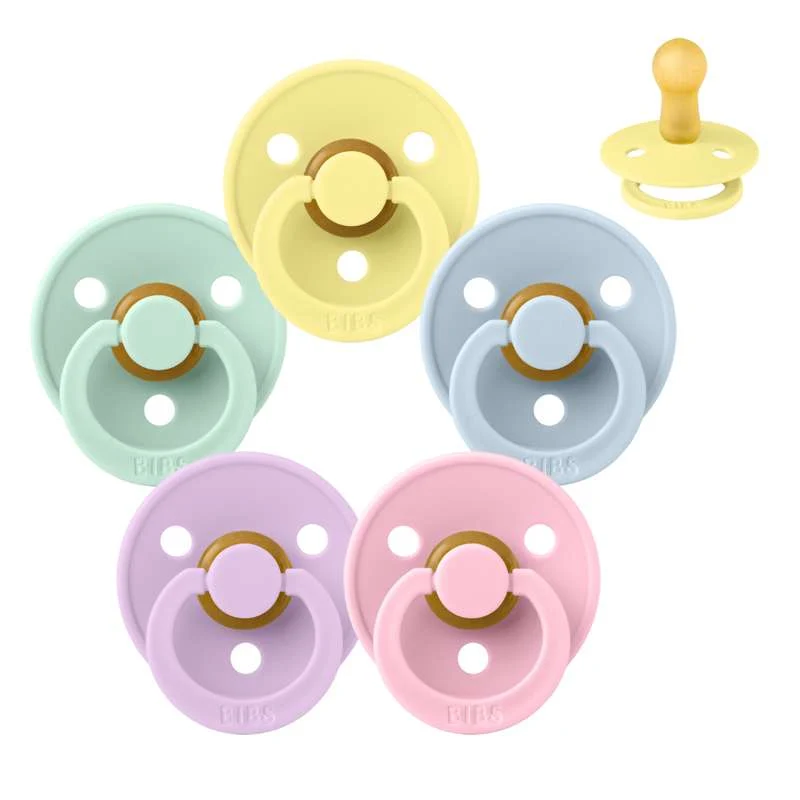 Bibs Okrugla Colour Duda - bundle - 5 kom. - vel. 2 - Proljetni odmor