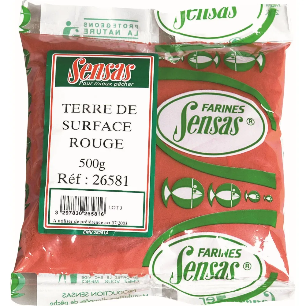 Sensas Terre de Surface Rouge 500g